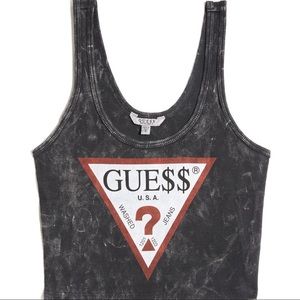 GUESS X Asap Rocky Collab Crop Tank Top